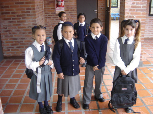 Primer dia de clases en la primaria.
