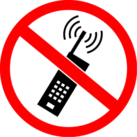 No cell phone use policy