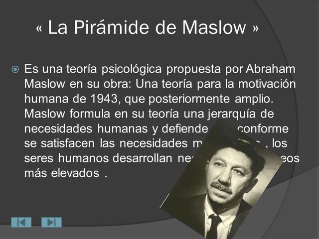 teoría de la motivación