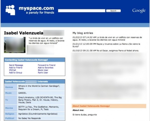 Myspace la plataforma web más visitada