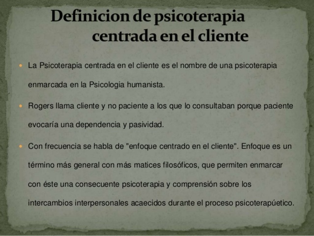 terapia centrada