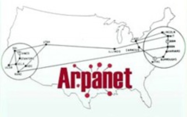 ARPANET transporta sus primeros paquetes