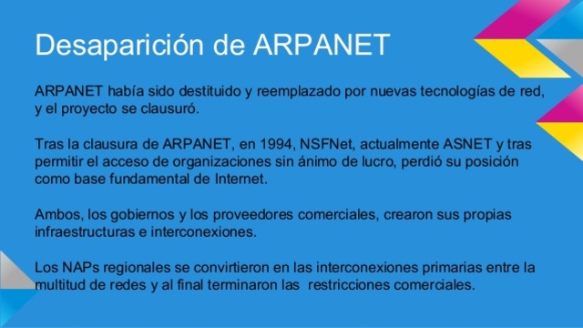 Desaparición de ARPANET