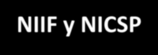 INTERVENCION DE LA ECONOMIA A LAS NIC Y NIIF