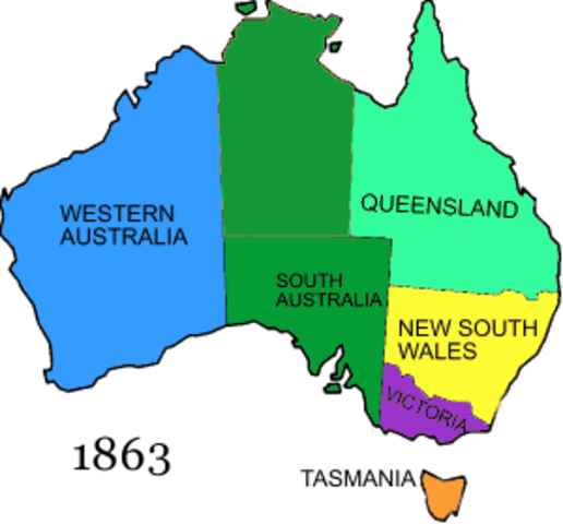 Southern part of Nsw broke away
