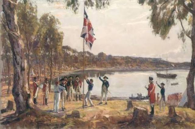 Captain Arthur Phillip arrived in Sydney Cove