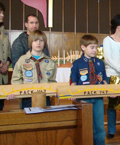 Me convirtí un niño explorador en tropa ciento sesenta y cinco.