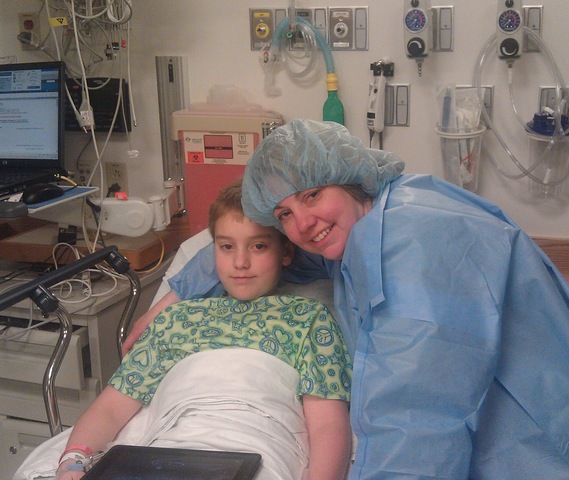 Recicbí un operacíon en mi riñón.