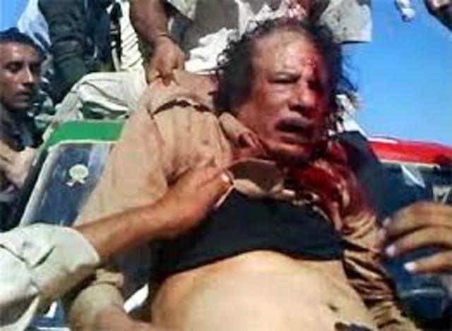 muammar gaddafi killed