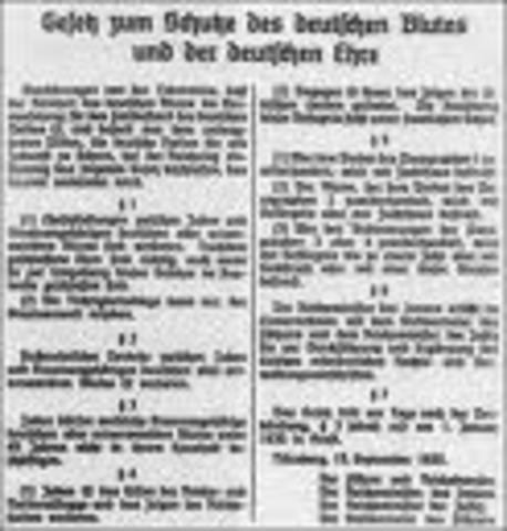 Nürnberger Rassegesetze