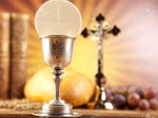 Mary made her first holy communion