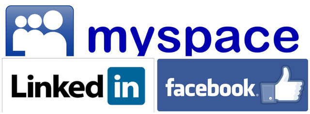 My Space, Linkedin y Facebook
