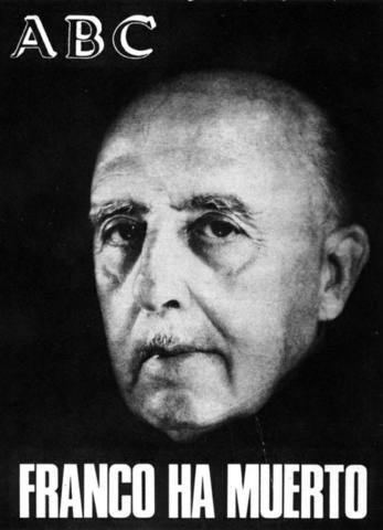 La muerte de Franco.