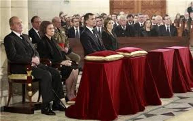 Funeral por los reyes de España