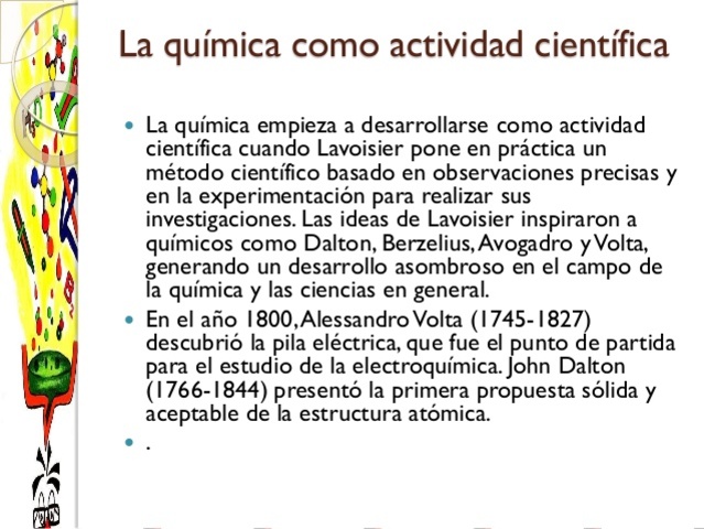 chemical and scientific activity