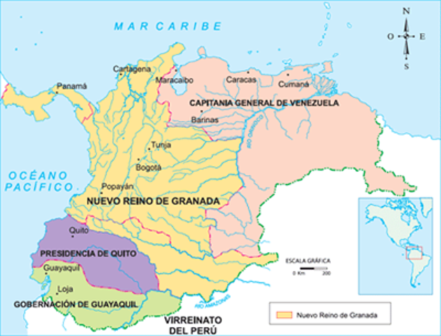 conformacion de la Nueva Granada