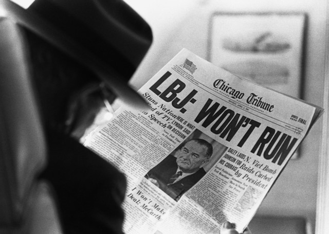 Re-election  of President Johnson