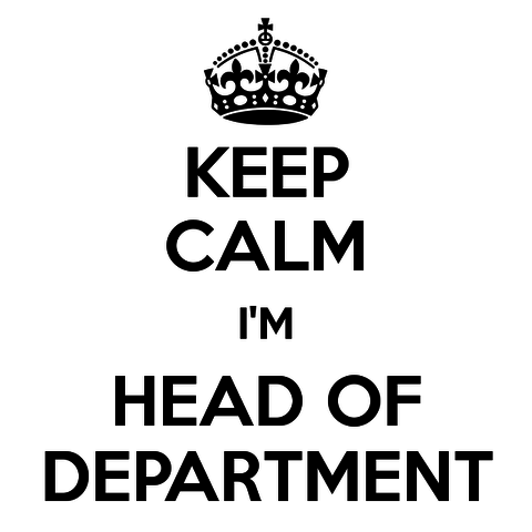 Become head of my department