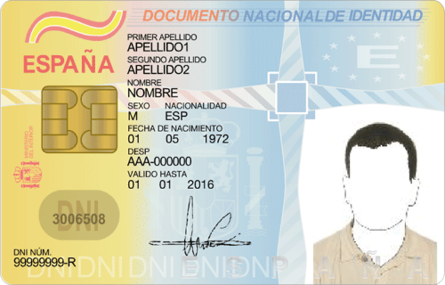 DNI electrónico.