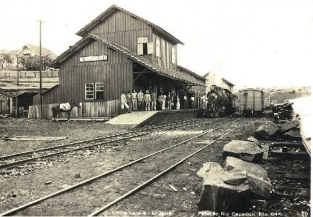 Inauguração da Estação de Rio Caçador