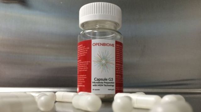 Cápsula para el transplante de heces