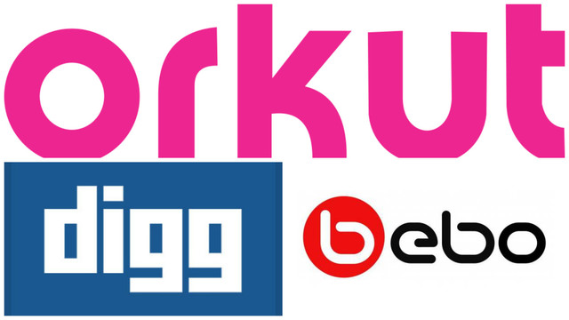 Digg, Bebo, Orkut