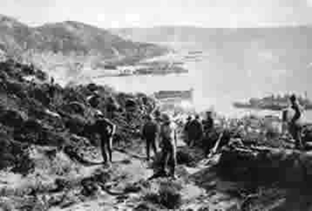 Derrota aliada en la batalla de los Dardanelos