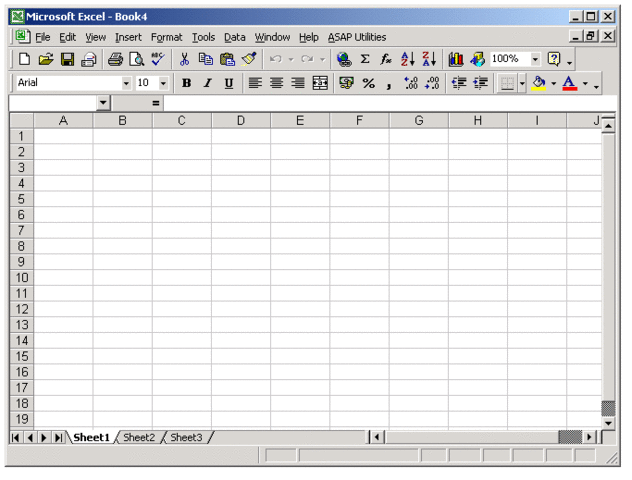 Excel 2000 (v9.0)