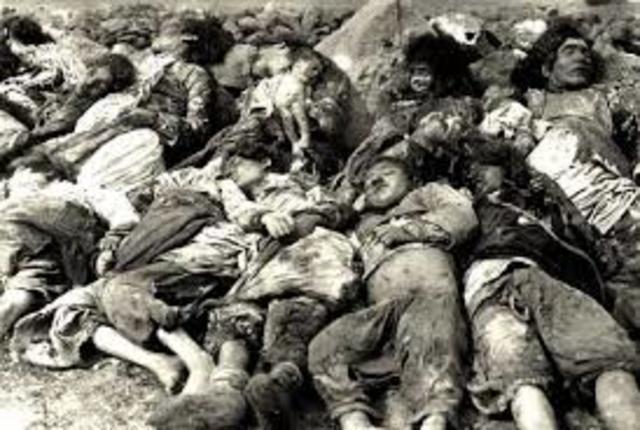 Empiezan las masacres de armenios en Turquía.