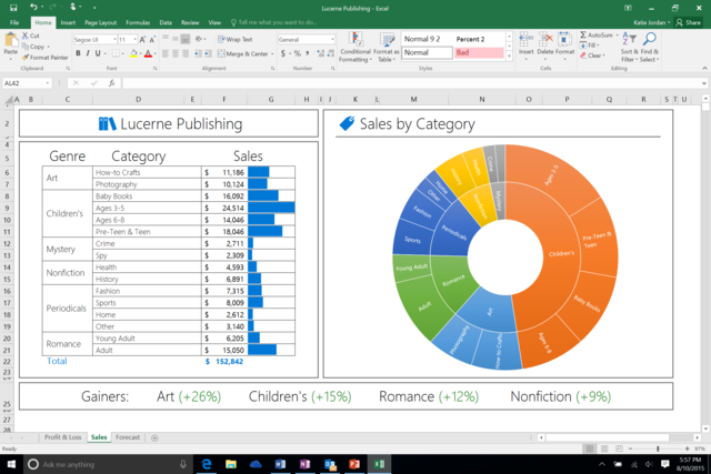 Excel 2016 (v16.0)