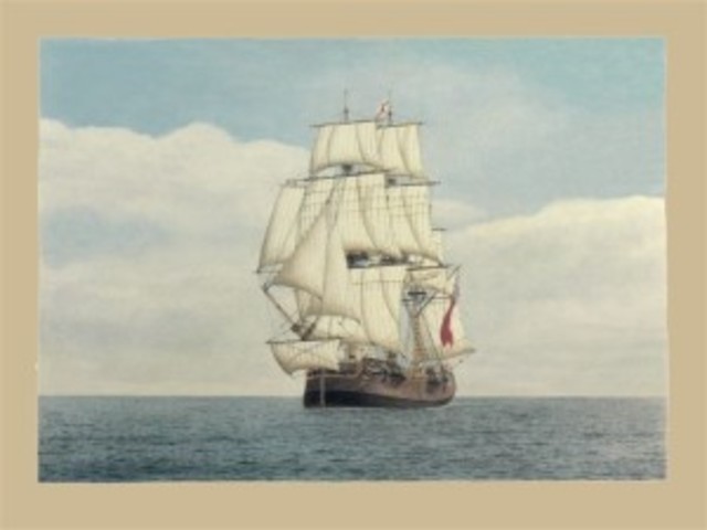 First Fleet arrives at Sydney Cove