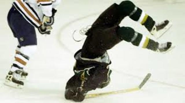 Make the high school hockey team in grade twelve