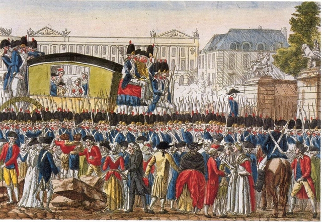 La fuite du roi, le 21 Juin 1791