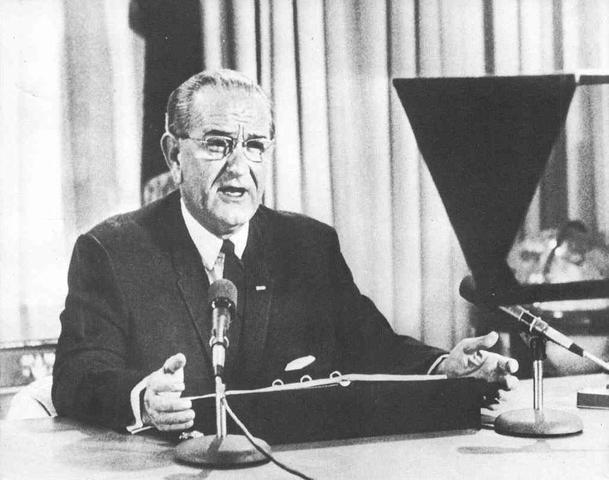 President Johnson Decides Not To Run For Re-elections