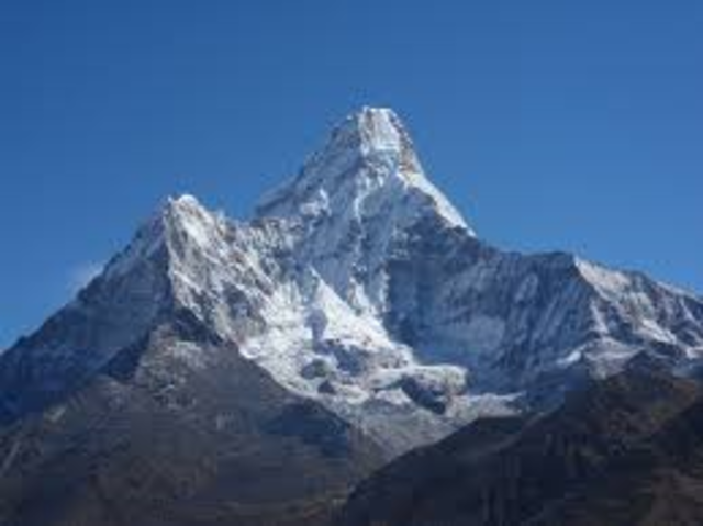 Climbs Ama Dablam, Nepal