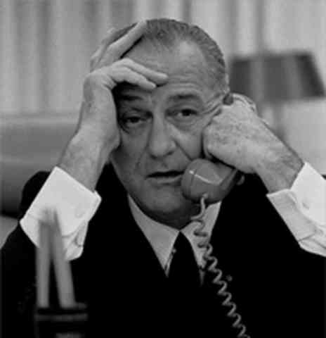 President Johnson decides not to run for re-elections