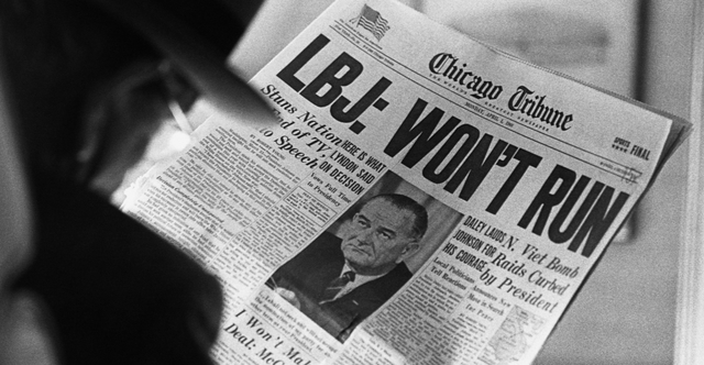 LBJ decides not to run