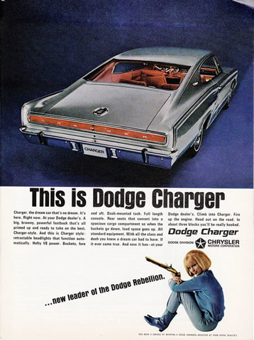 Dodge Charger 1966 tablero