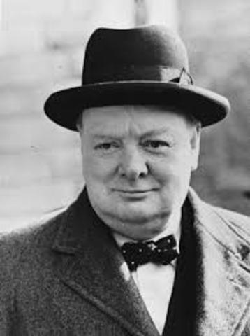 Winston Churchill.