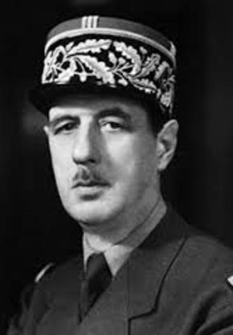 Charles De Gaulle.