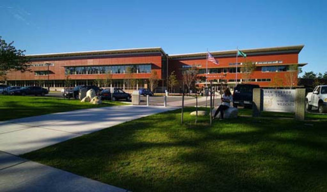 Leaveing Oak Harbor High School at 8