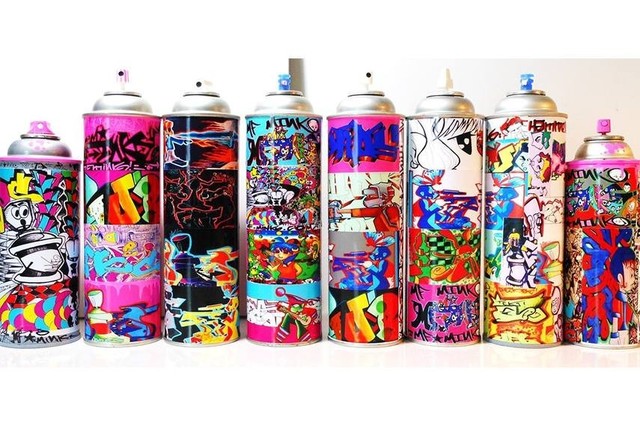 Spray cans