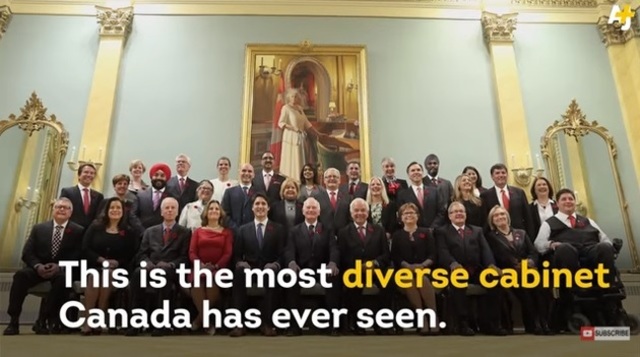 Justin Trudeau chose his Cabinet and chose a very multicultural Cabinet
