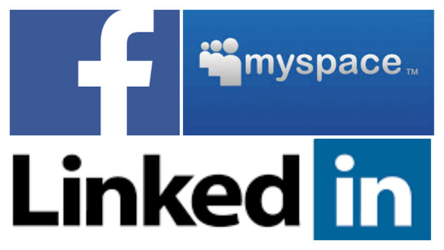 Facebook, Linkedin,Myspace