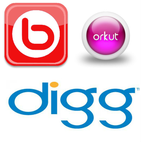 Digg, Bebo y Orkut