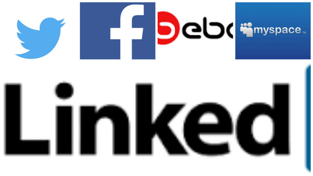 MySpace, Bebo, Facebook , Twitter y LinkedIn