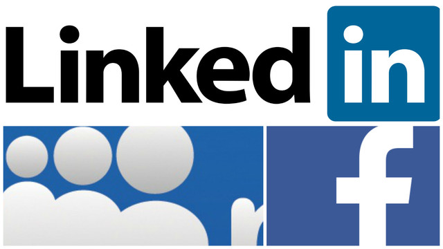 MySpace, LinkedIn y Facebook