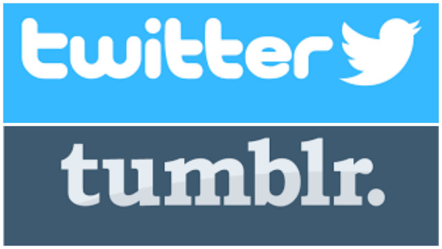 Tumblr y Twitter