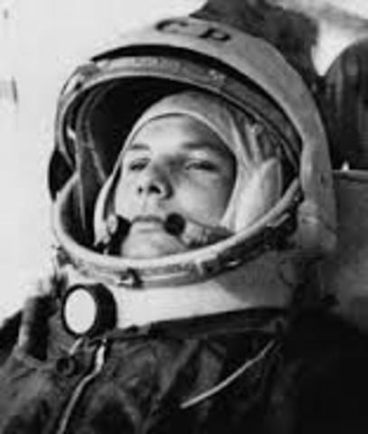First human orbits Earth (Yuri Gagarin)
