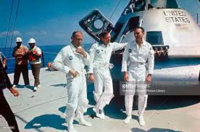 Apollo 11 first manned moon landing (Neil Armstrong, Buzz Aldrin, Michael Collins)